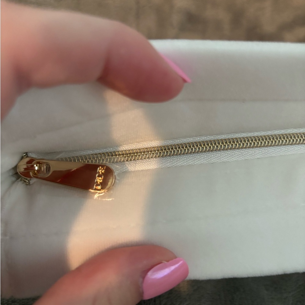 Dior Trousse velvet White Pouch - Picture 3 of 6